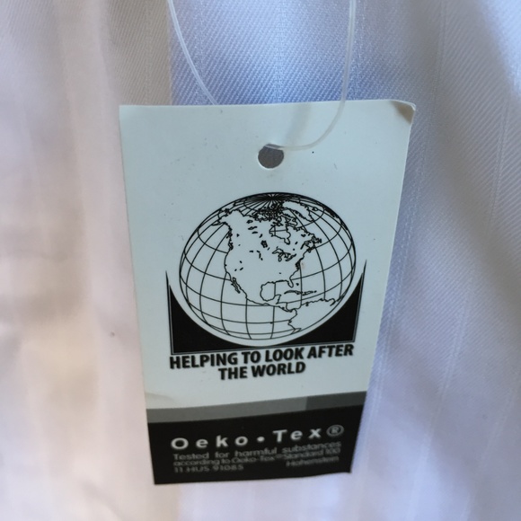 Kenneth Cole stripe button dowTwo Ply 15 1/2 34/35 - Picture 8 of 8